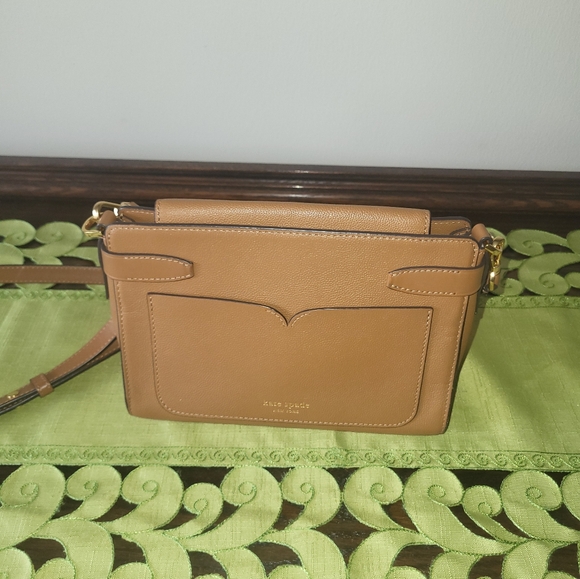 Kate Spade Tan Leather Crossbody Bag - Picture 3 of 8